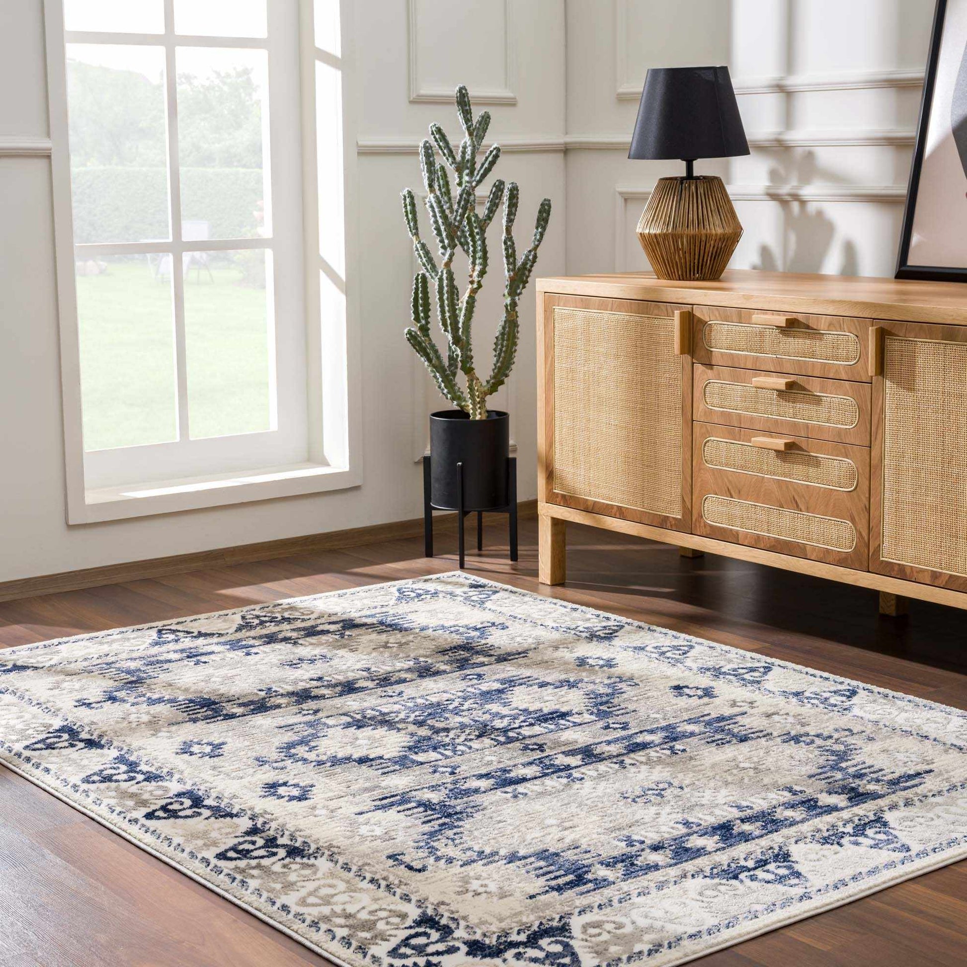 Bindi Navy Area Rug from PriceLows™