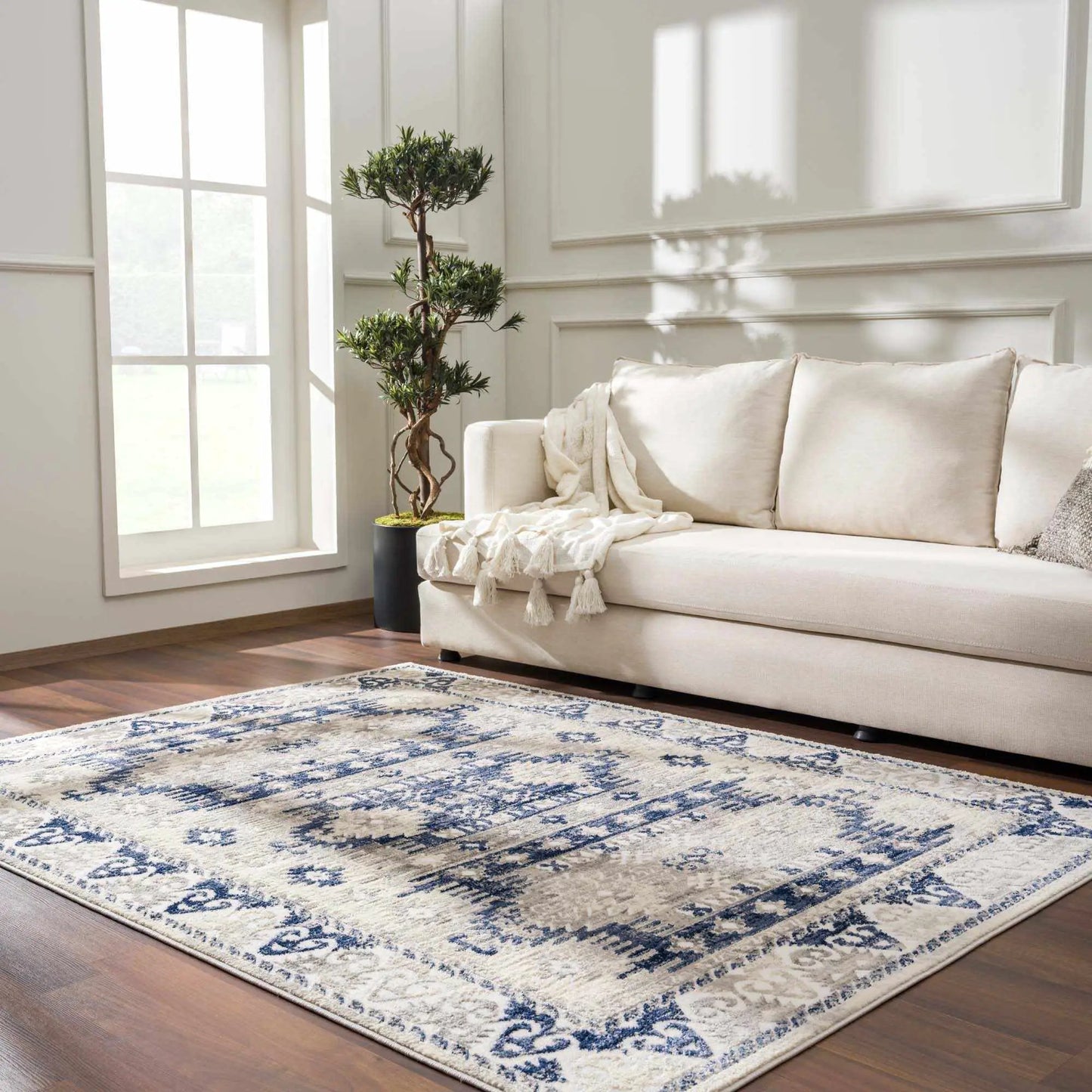 Bindi Navy Area Rug from PriceLows™