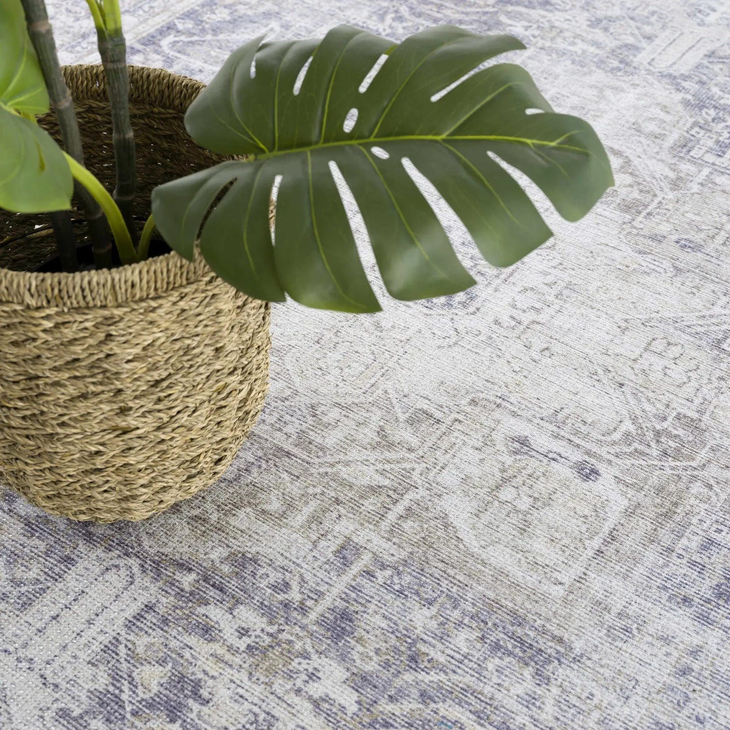 Rosman Olive Washable Area Rug from PriceLows™