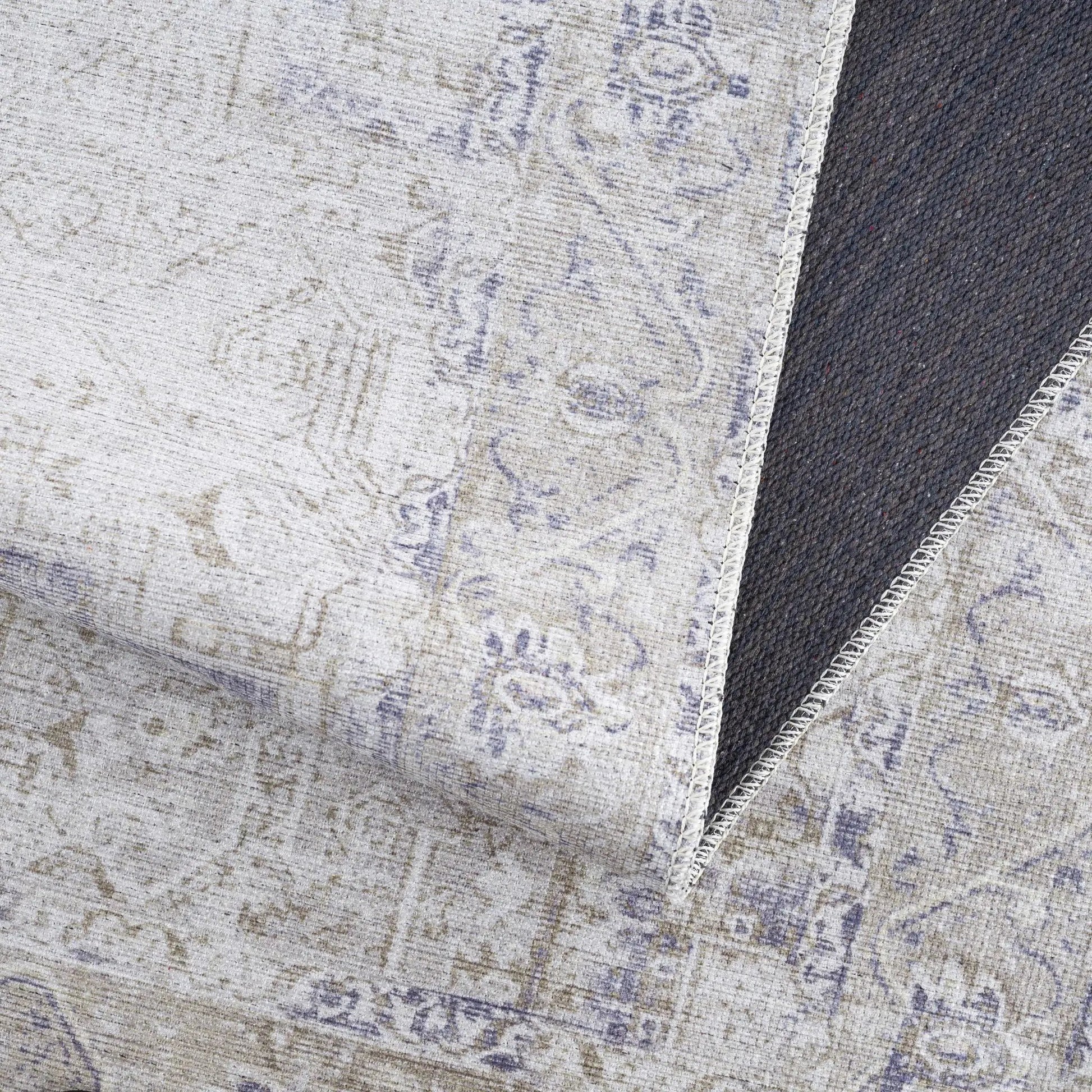 Rosman Olive Washable Area Rug from PriceLows™
