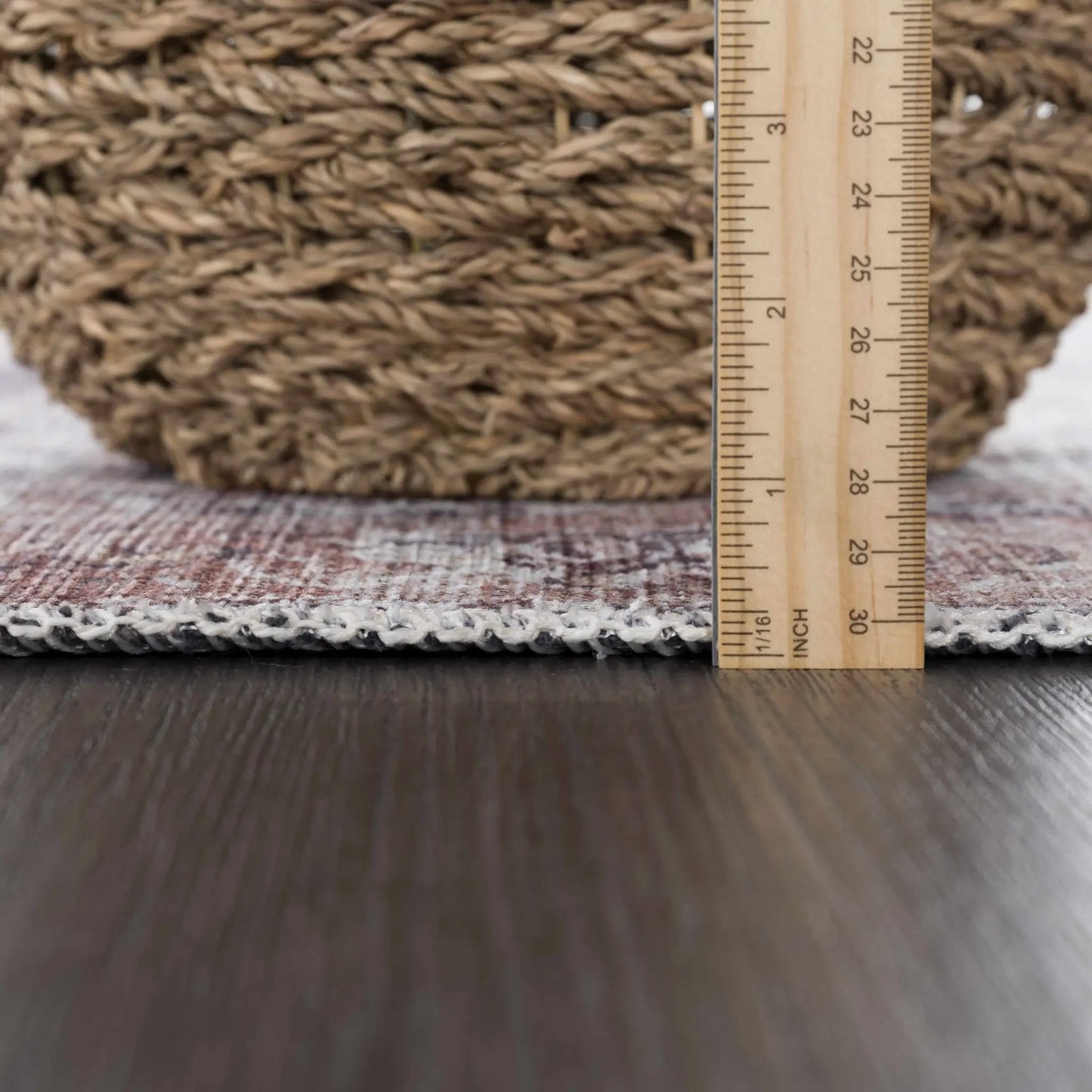Beige Rosman Washable Area Rug from PriceLows™