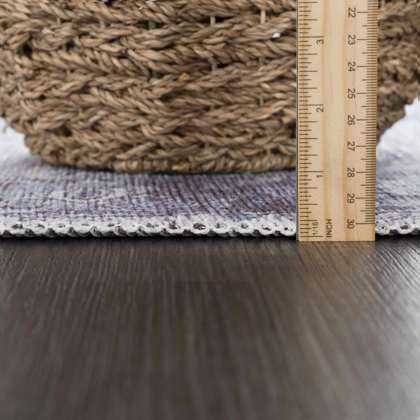 Rosman Blue Washable Area Rug from PriceLows™