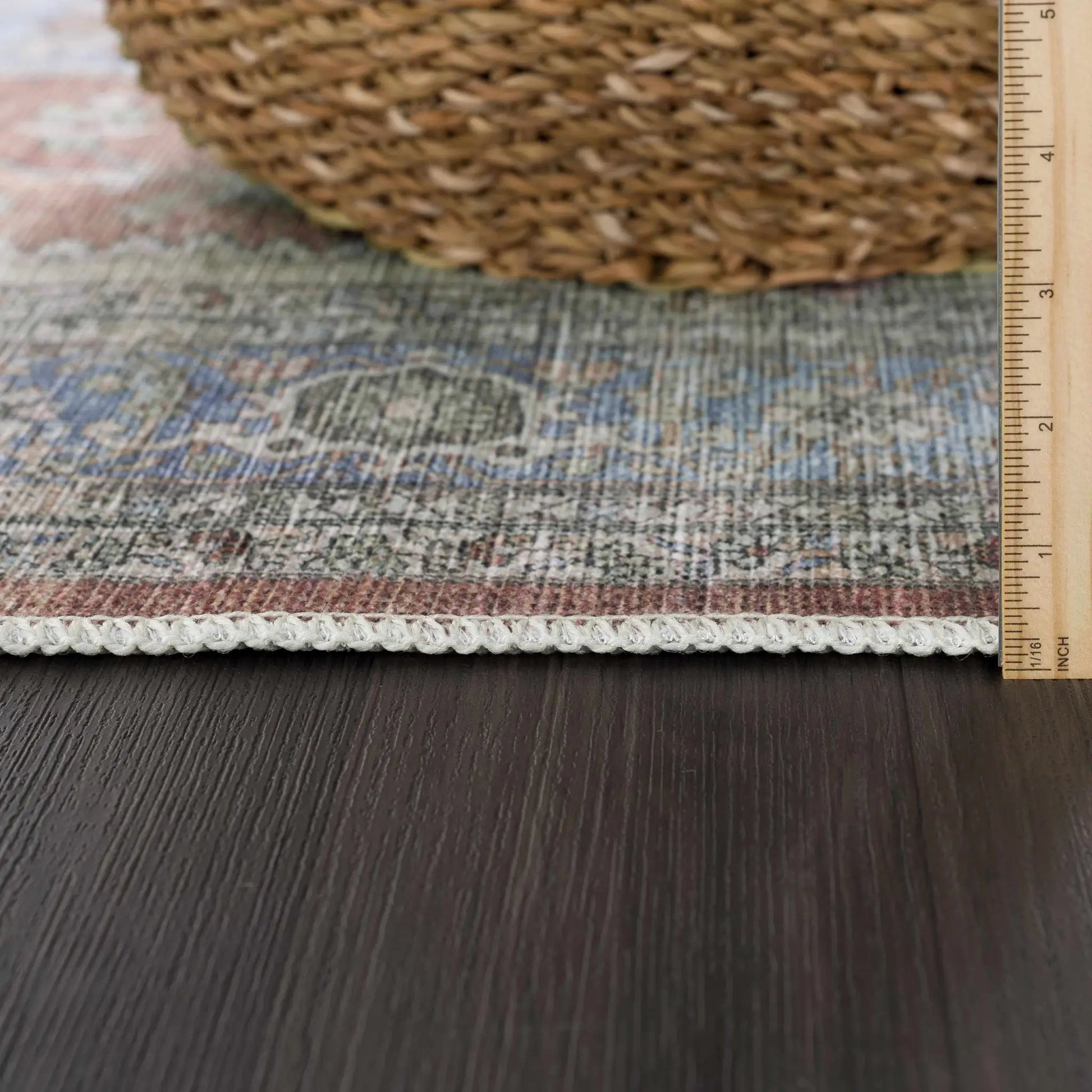 Brown Bagamanoc Medallion Washable Area Rug from PriceLows™