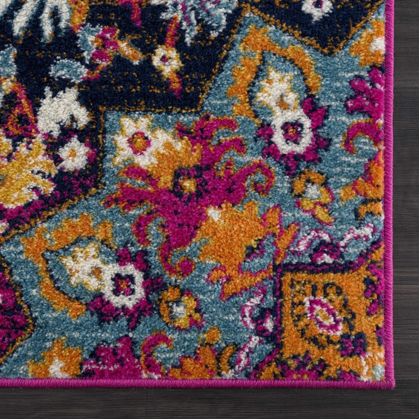 Burnt Orange Ojus Area Rug from PriceLows™
