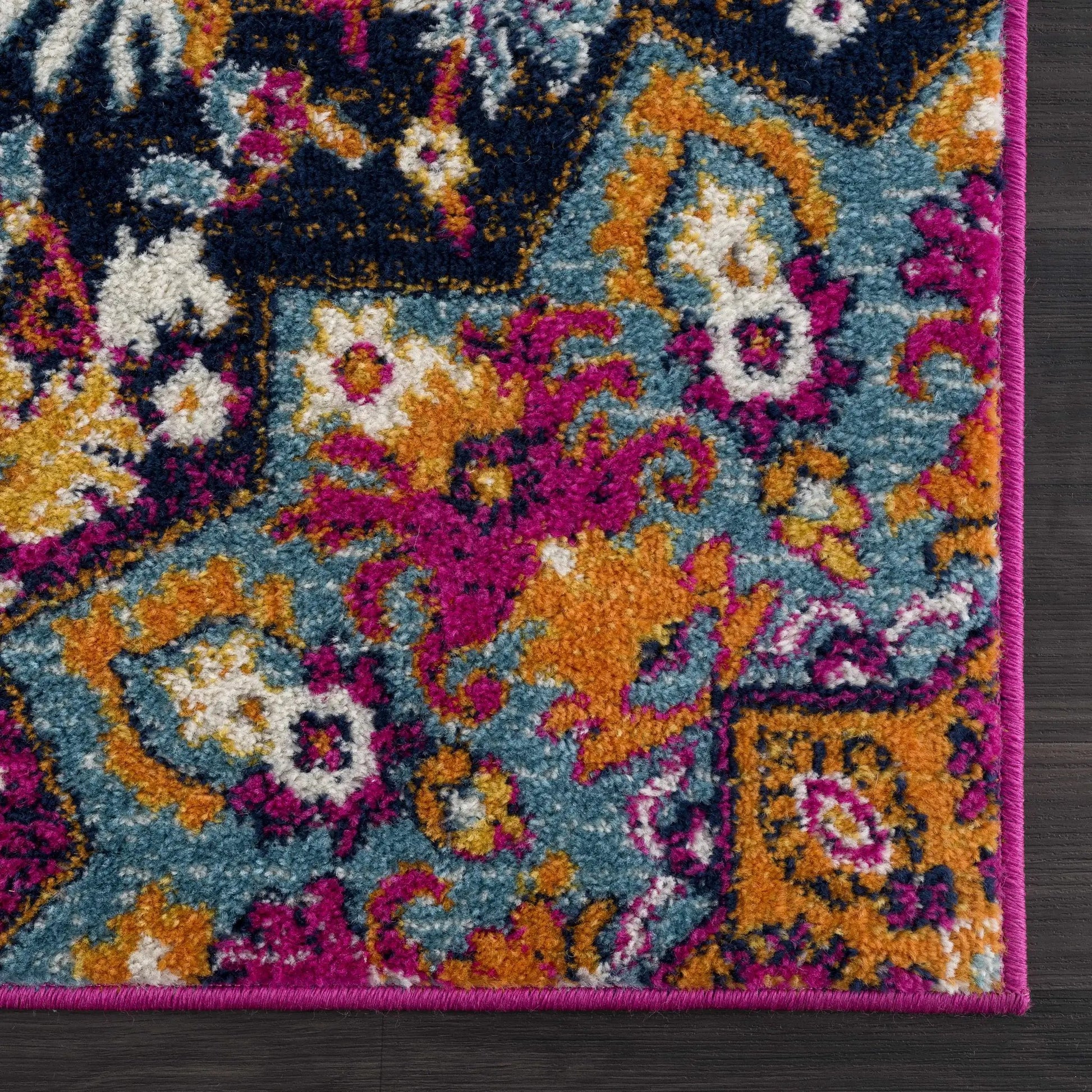 Burnt Orange Ojus Area Rug from PriceLows™