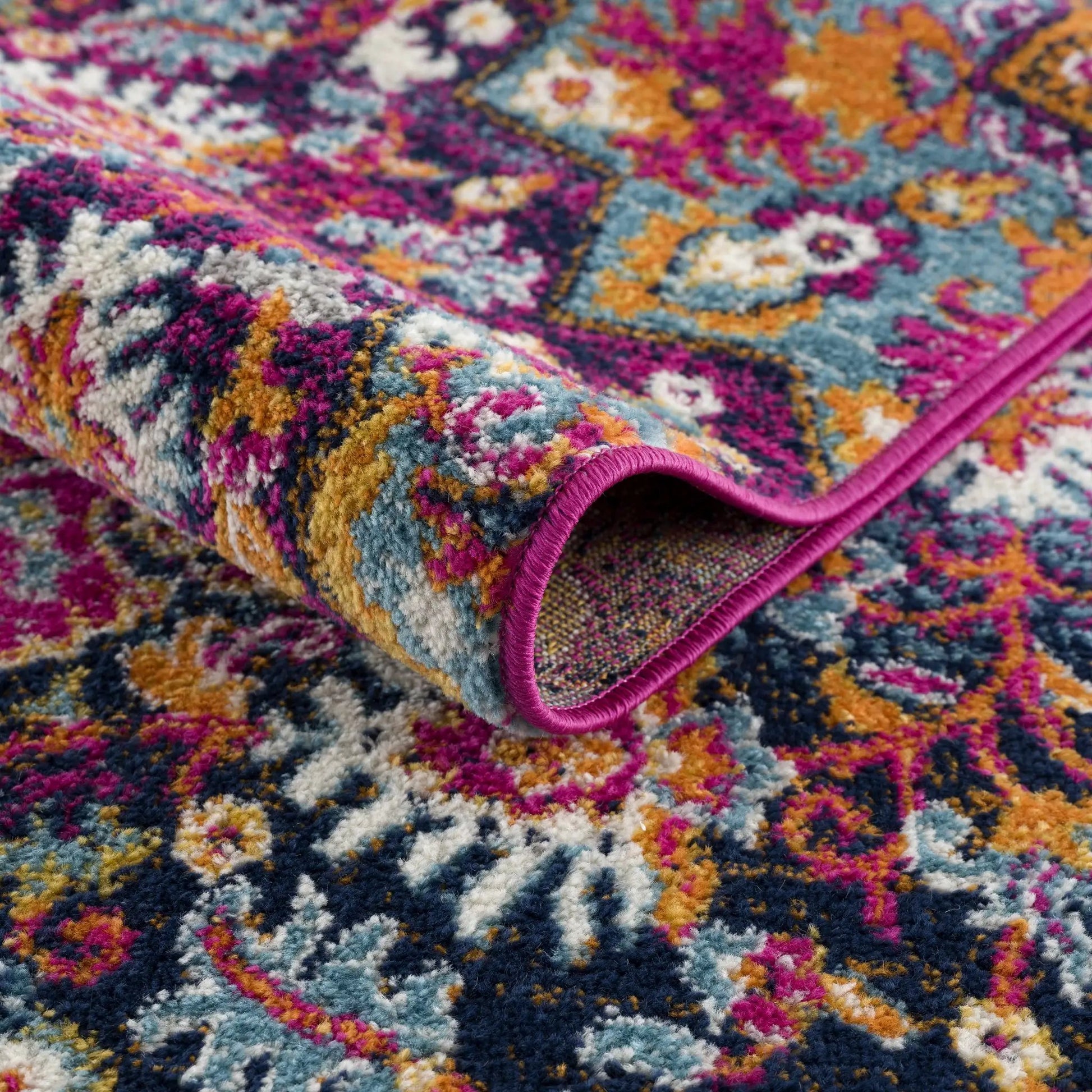 Burnt Orange Ojus Area Rug from PriceLows™