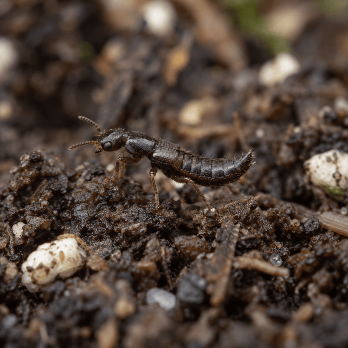 Dalotia coriaria - Rove Beetle