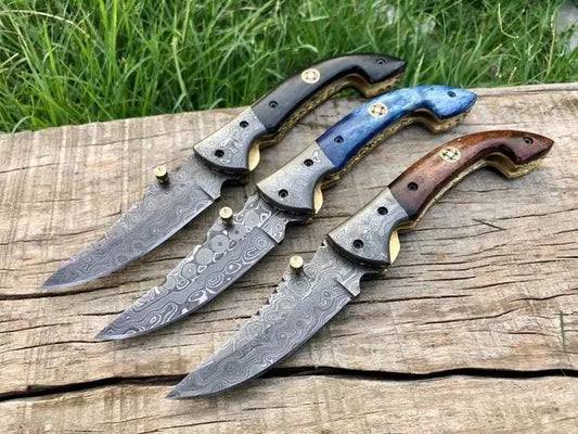 Deal For 3 EDC Folding Pocket Knives | Hunting & Survival Knife | Home Use | Home