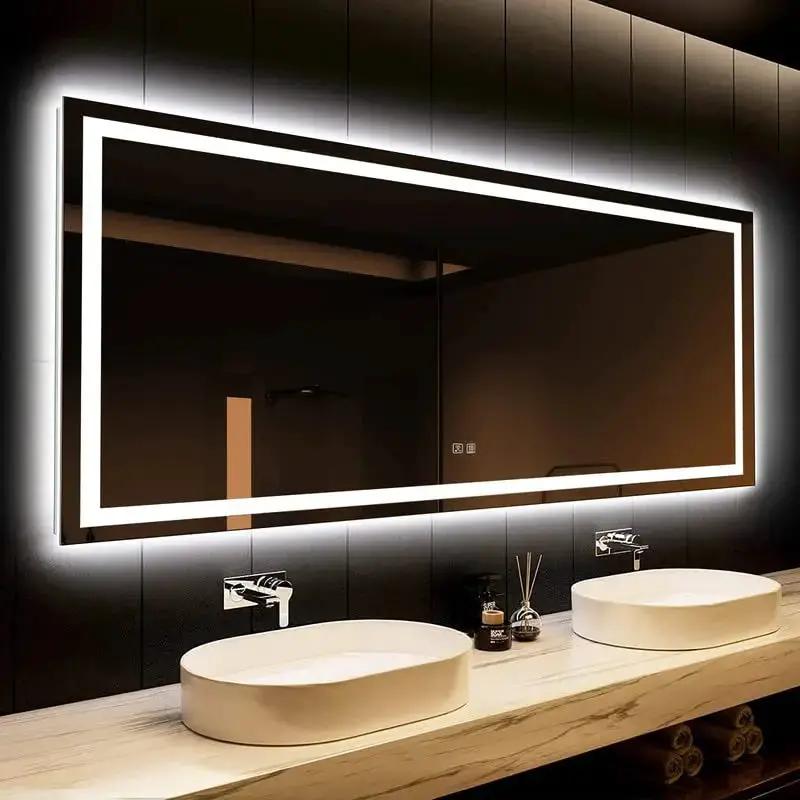 Deluxe Center Glow LED Bathroom Mirror from PriceLows™