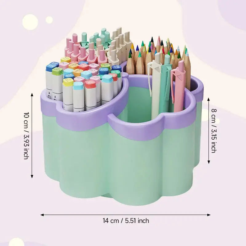 Desktop Storage Box | 4 Compartments | Polished Finish | Height Under 27 In from PriceLows™