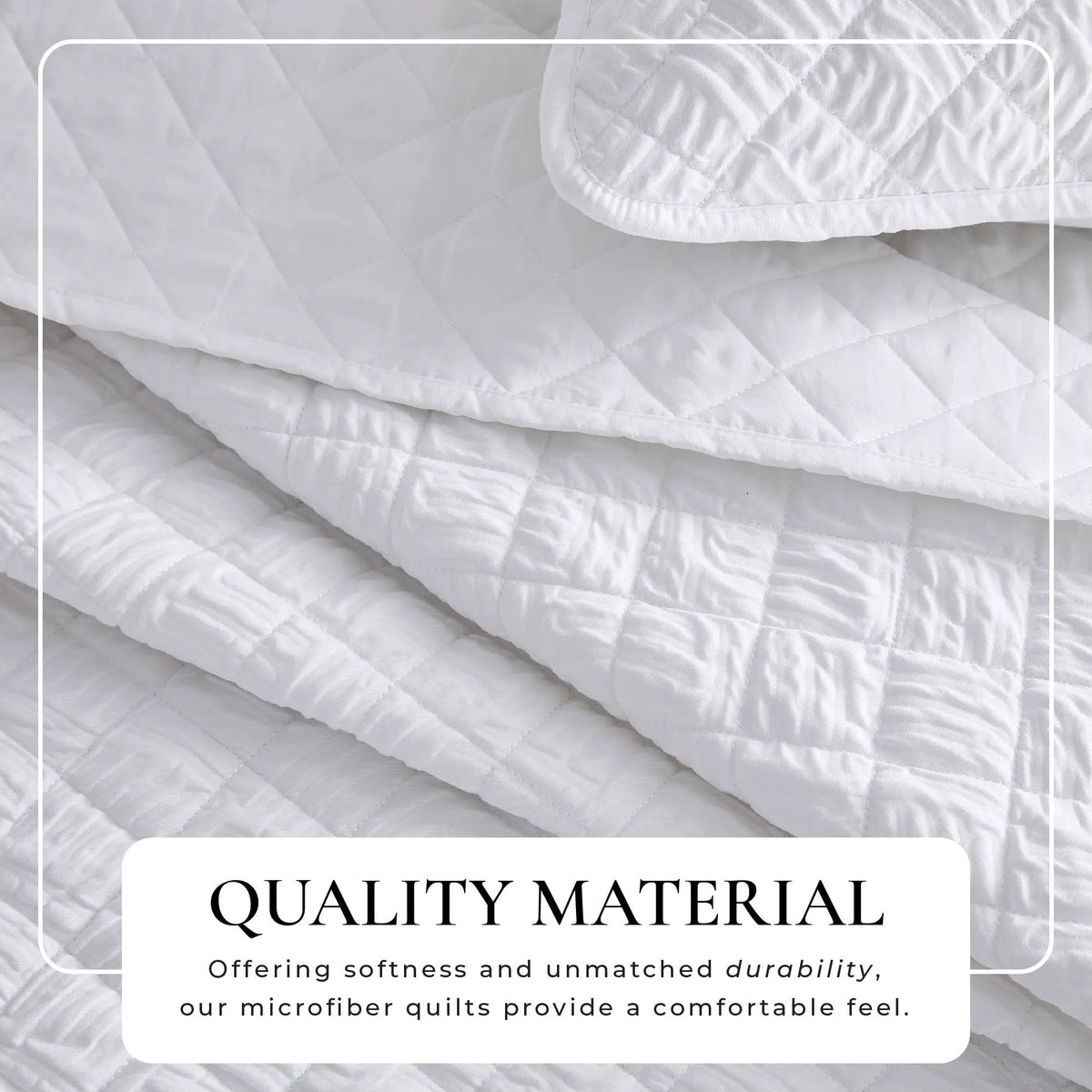 Diamond Embossed Quilt Set - Diamond Microsculpt Collection from PriceLows™