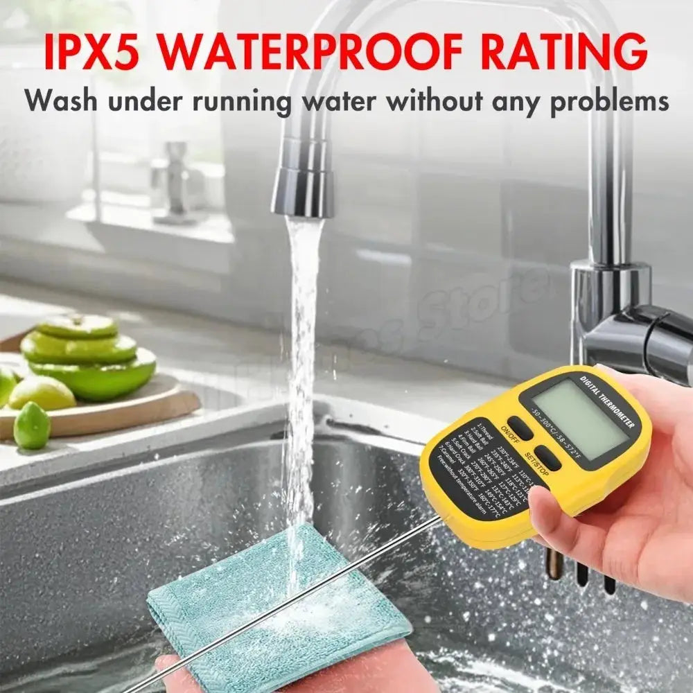 Digital Meat Thermometer | Instant Read | Large LCD Display | One Probe from PriceLows™