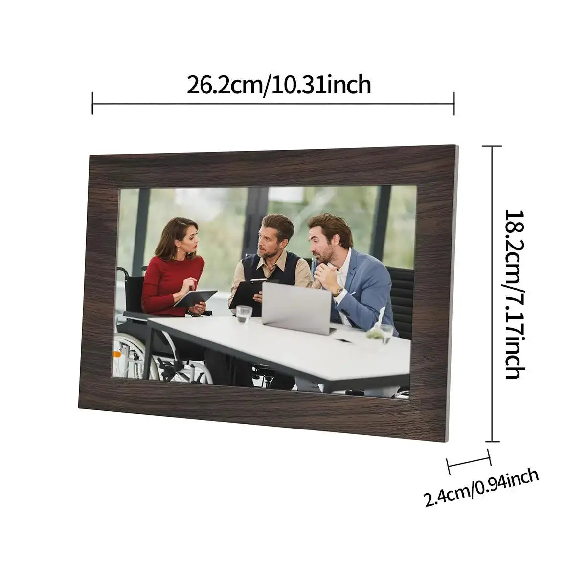 Digital Photo Frame | 10.1 Inch IPS Touch Screen | WiFi and 32GB Memory from PriceLows™