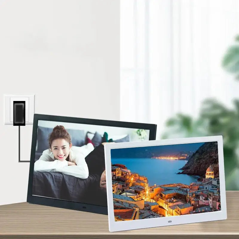 Digital Photo Frame | 15.6 Inch Display | 1366x768 Resolution | White Or Black from PriceLows™