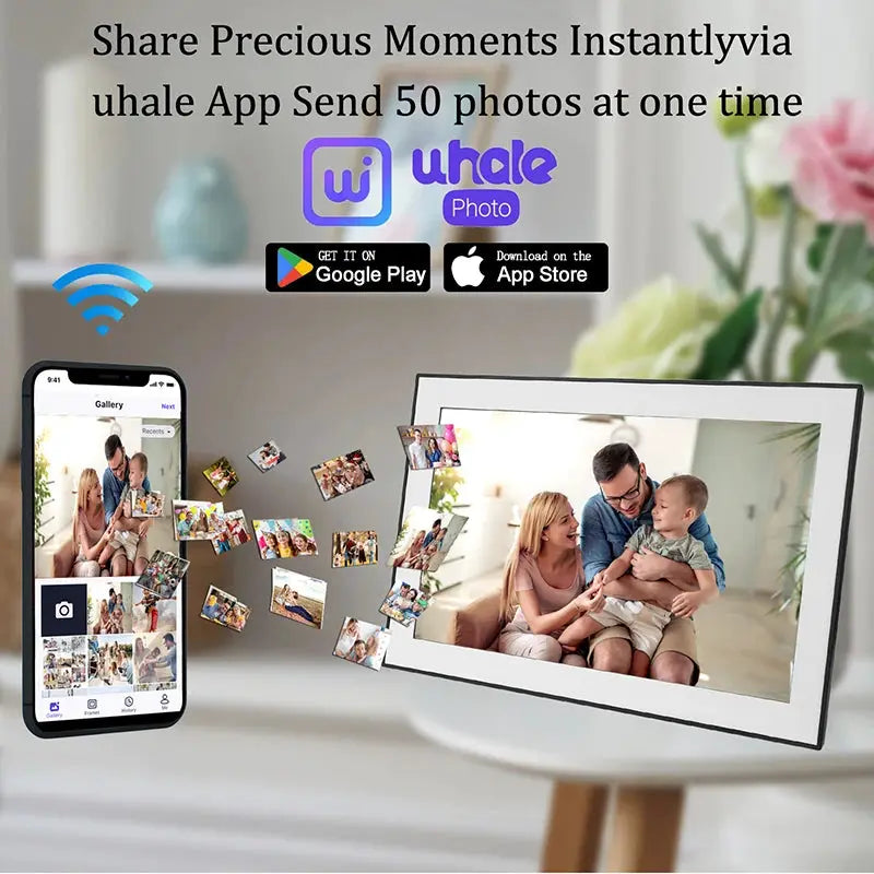 Digital Photo Frame | 15.6 Inch Display | 1920x1080 IPS | 32 GB Memory from PriceLows™