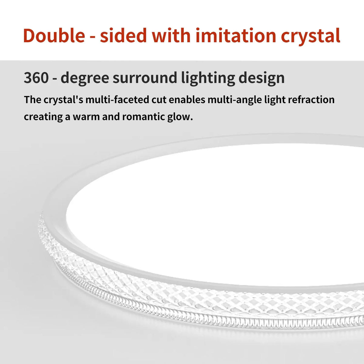 19-inch Ultra-bright Ceiling Light, Bedroom LED Ceiling Light, DIP switch dimming 2700K-6000K, Minimalist Office Light For Livin from PriceLows™