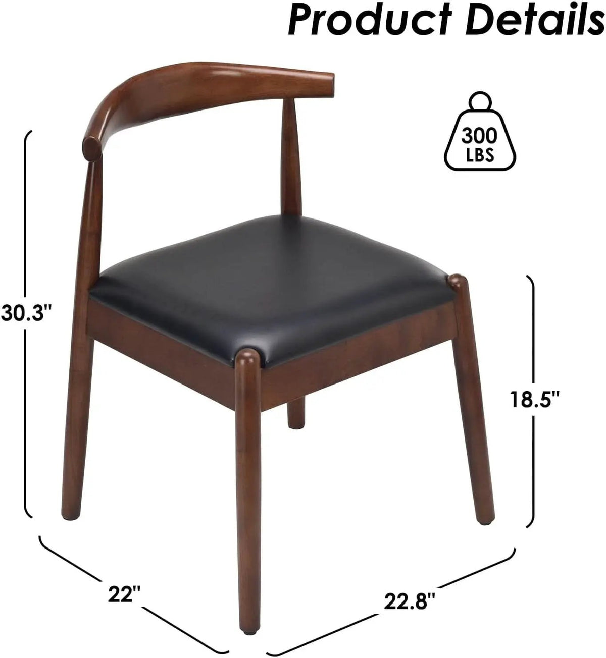 Midcentury Dining Chairs With Durable Premium Rope from PriceLows™