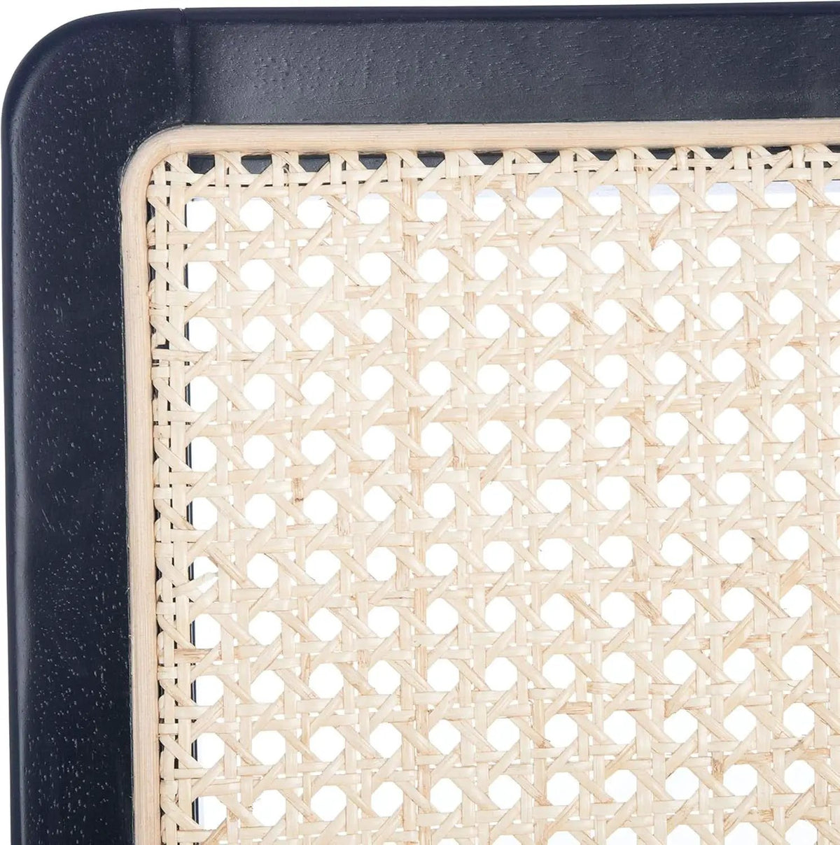 Dining Chairs Set Of 2 Black Natural Rattan Back For Dining Room from PriceLows™