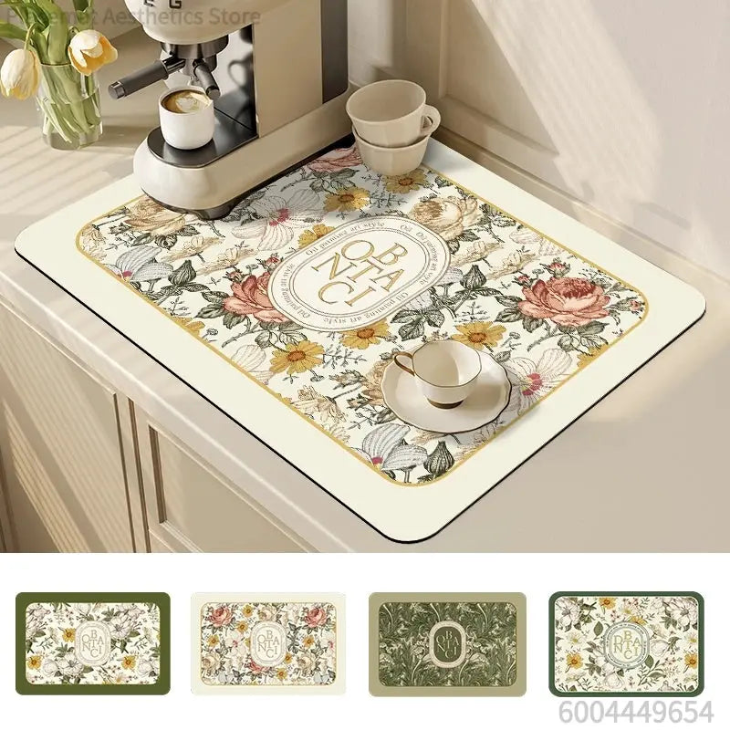 Dish Drying Mat | Super Absorbent Rubber | PriceLows™