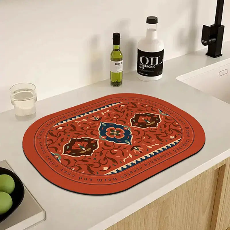 Dish Drying Mat | Super Absorbent Rubber | PriceLows™