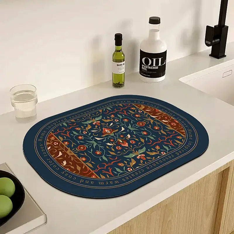 Dish Drying Mat | Super Absorbent Rubber | PriceLows™