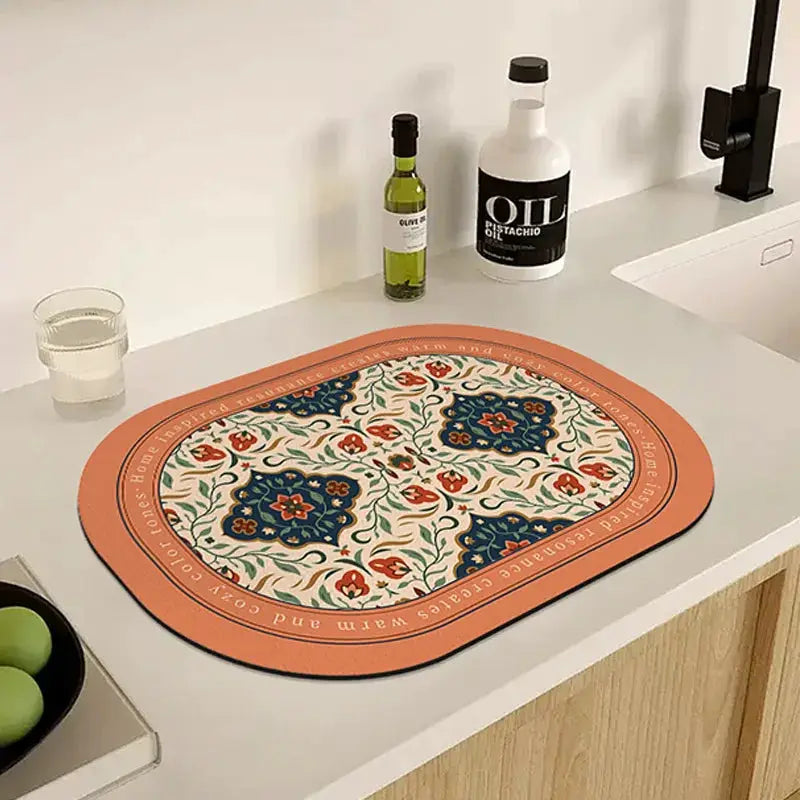 Dish Drying Mat | Super Absorbent Rubber | PriceLows™