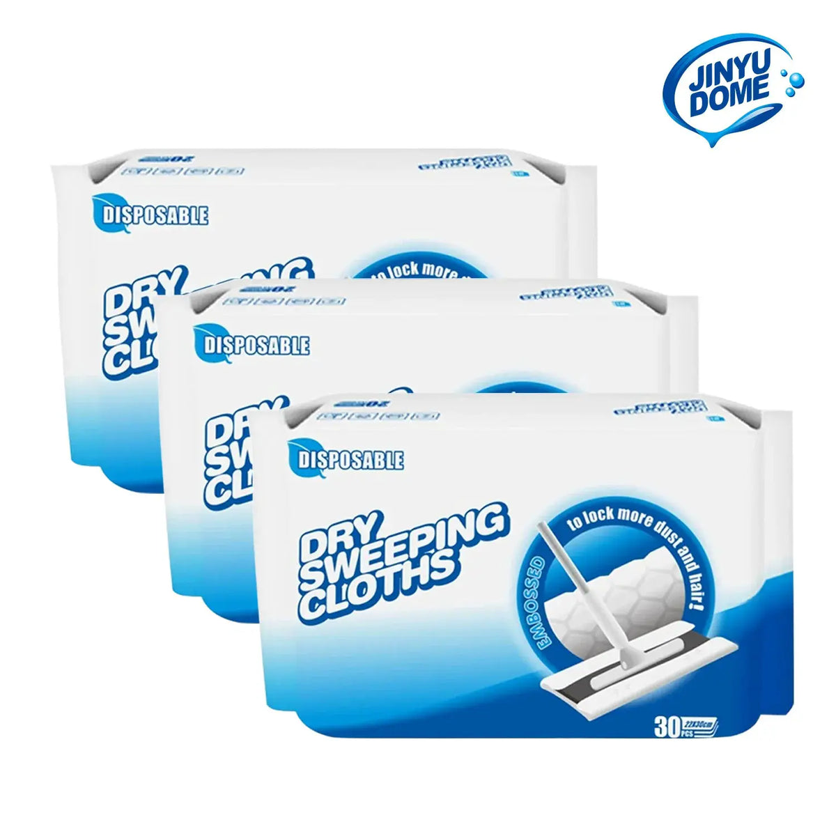JINYUDOME 8.8x12inch Disposable Electrostatic Dust Mop Pads High-Efficiency Swiffer Wet/Dry Mop Floor Cleaning Cloth from PriceLows™