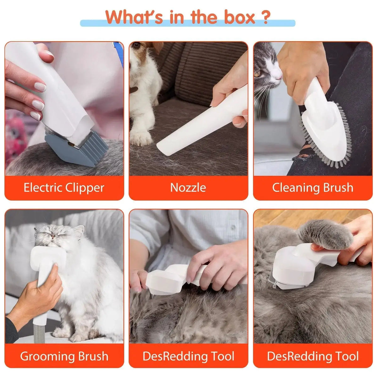 Dog Hair Vacuum | 6 In 1 Design | PriceLows™