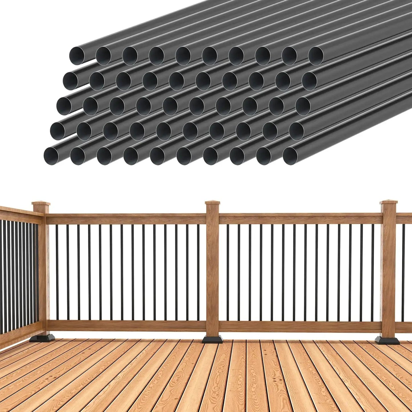 Durable Hollow Deck Balusters with Screws from PriceLows™
