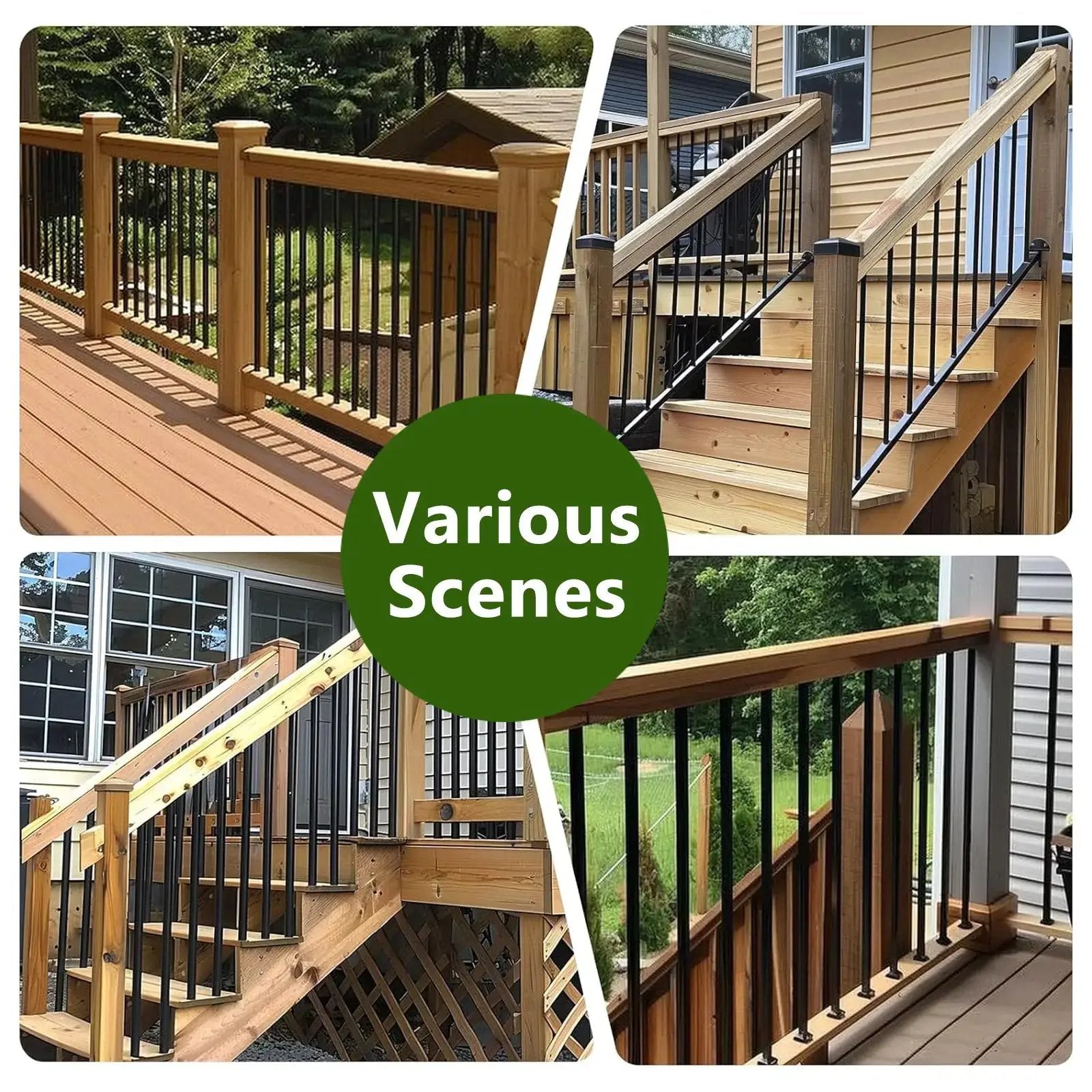 Durable Hollow Deck Balusters with Screws from PriceLows™