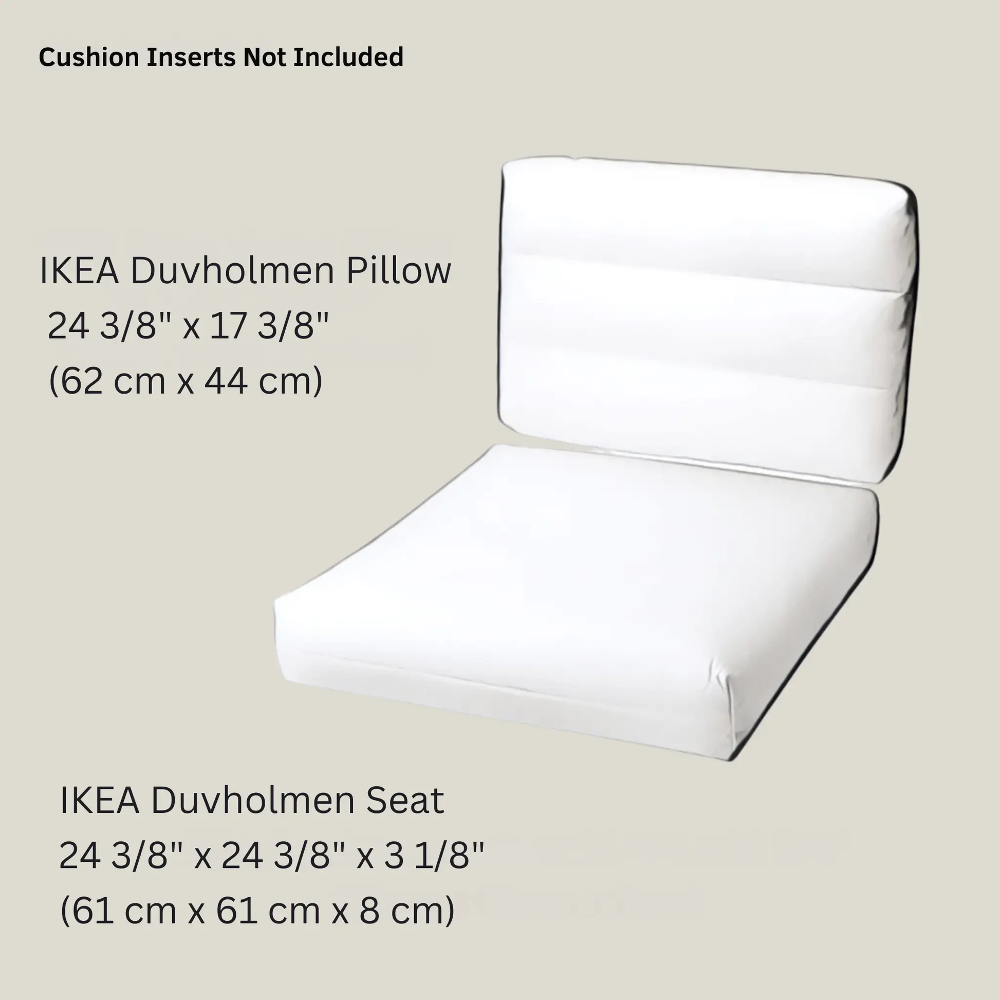 Green Banana Leaf Outdoor Slipcover Set – 4 Pack (2 Duvholmen Pillow Covers + 2 Duvholmen Seat Covers) from PriceLows™