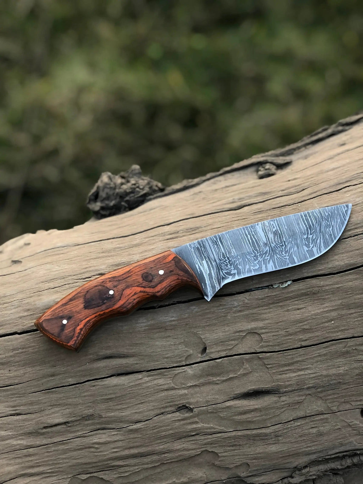 Custom handmade Damascus steel hunting knife (Style 37) | Damascus Steel | Hunting & Survival Knife | Home