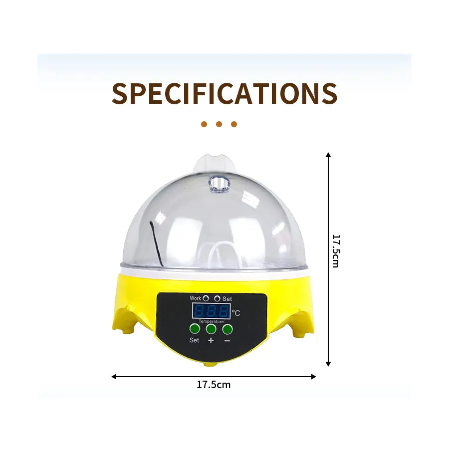 Intelligent Small-Sized 7-Piece Automatic Constant Temperature Incubator For Incubating Chickens, Ducks And Quails. from PriceLows™