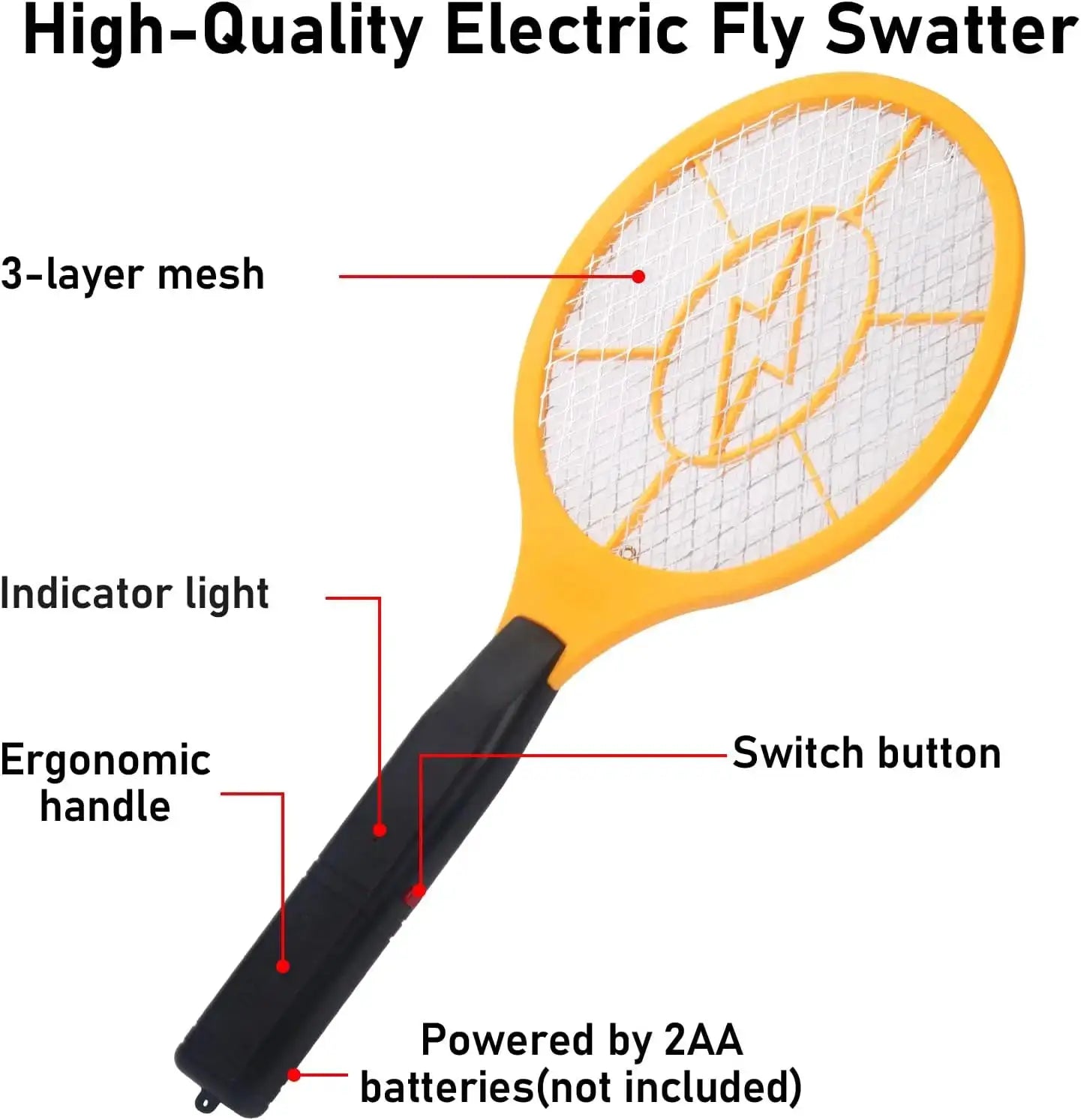 Electric Fly Swatter | 2 Pack | PriceLows