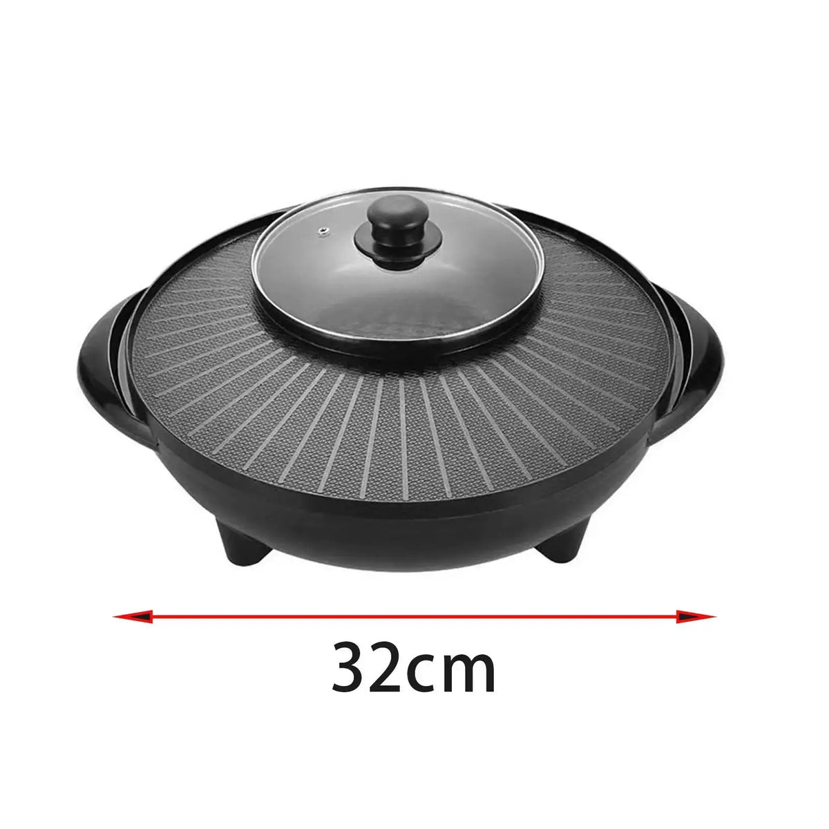 Electric Grill | 2 In 1 Hot Pot Nonstick | PriceLows