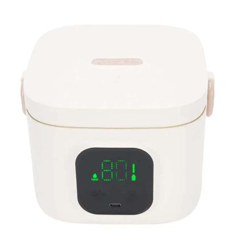 Electric Lunch Box 500ML 304 Stainless Steel Fast Heating Insulated Portable Food Container USB Rechargeable Warmer For Home&Car from PriceLows™