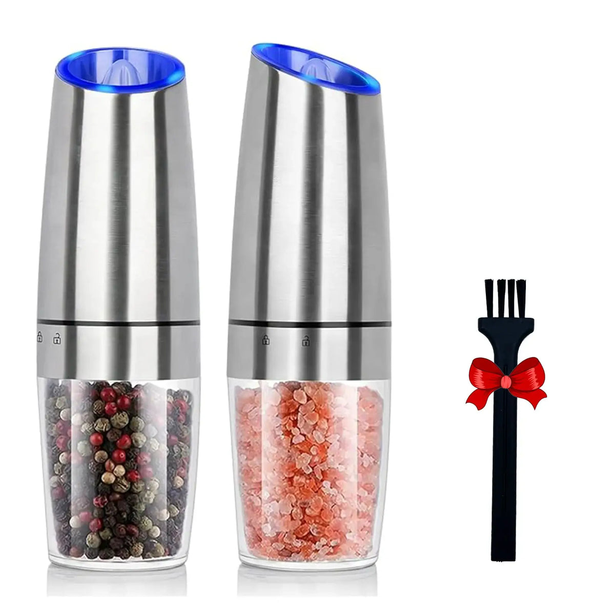 Electric Salt And Pepper Grinder Set | LED | PriceLows
