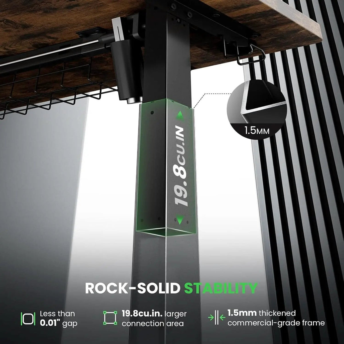 Electric Standing Desk 48 By 24 Inch With 3 Memory Presets from PriceLows™