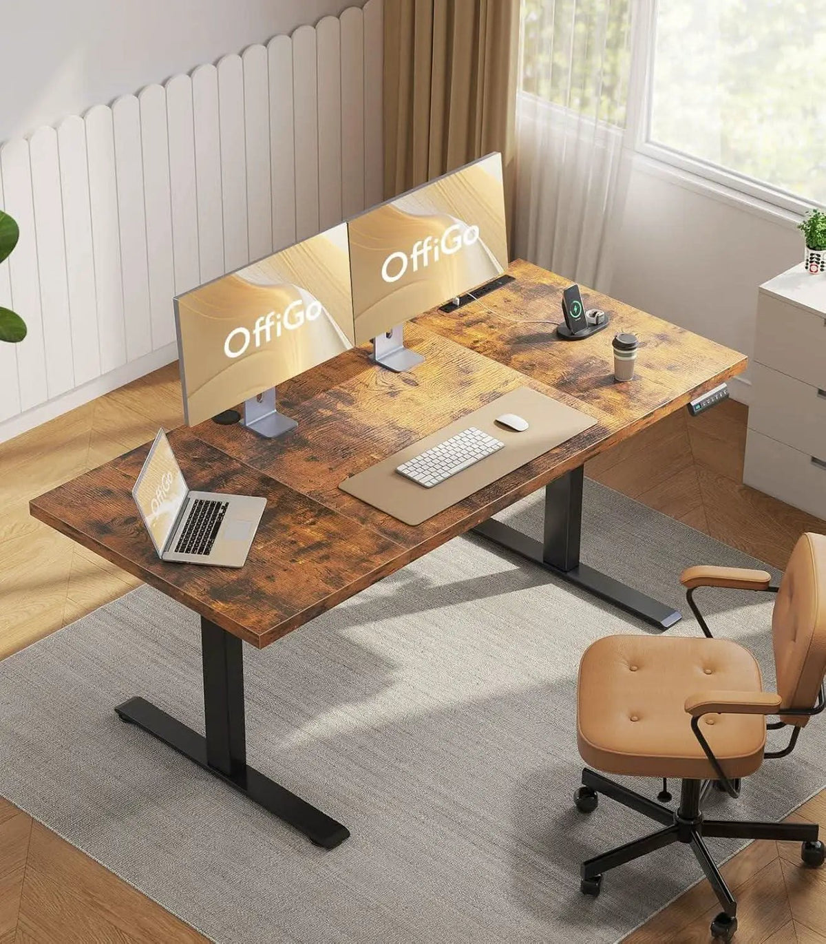 Electric Standing Desk 71 Inch Height Adjustability from PriceLows™