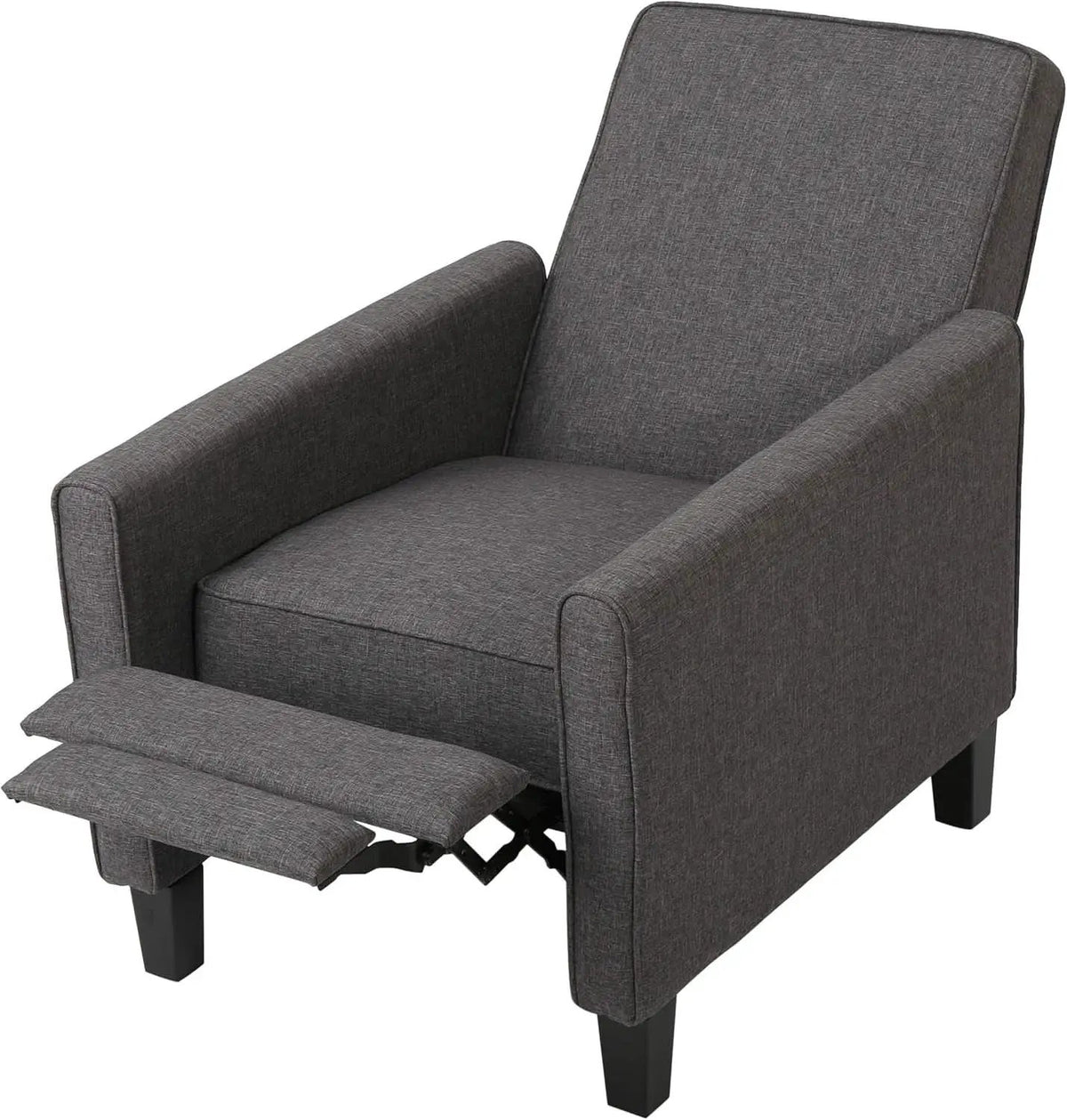 Emmie Fabric Recliner Set Of 2 In Smoke And Dark Brown from PriceLows™