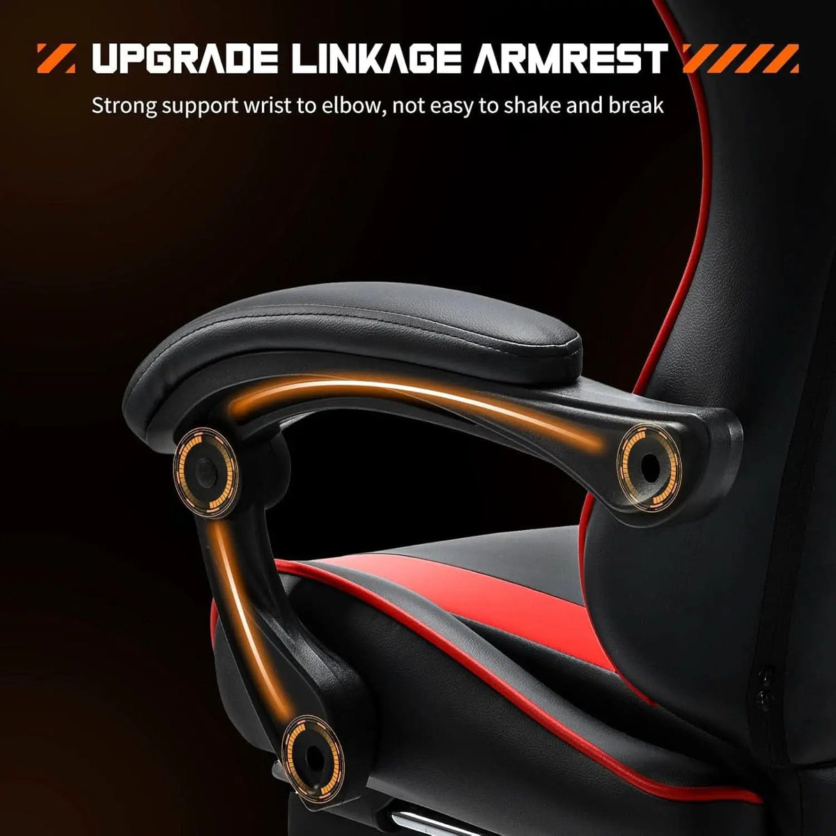 Ergonomic Gaming Desk Chair With Footrest And Headrest from PriceLows™