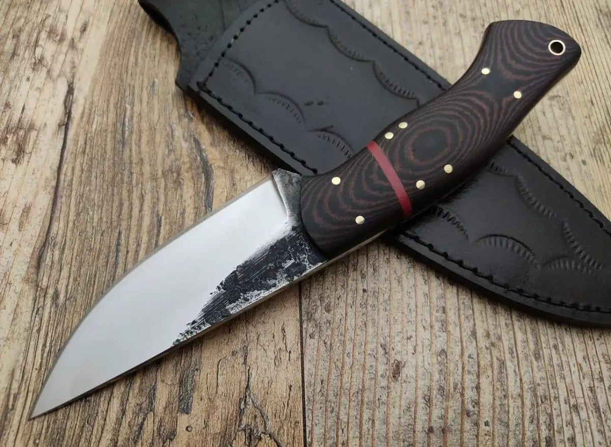 Custom Handmade 1095 Steel Fixed Blade Bushcraft Survival Camping Hunting knife | High Carbon Steel | Hunting & Survival Knife | Home