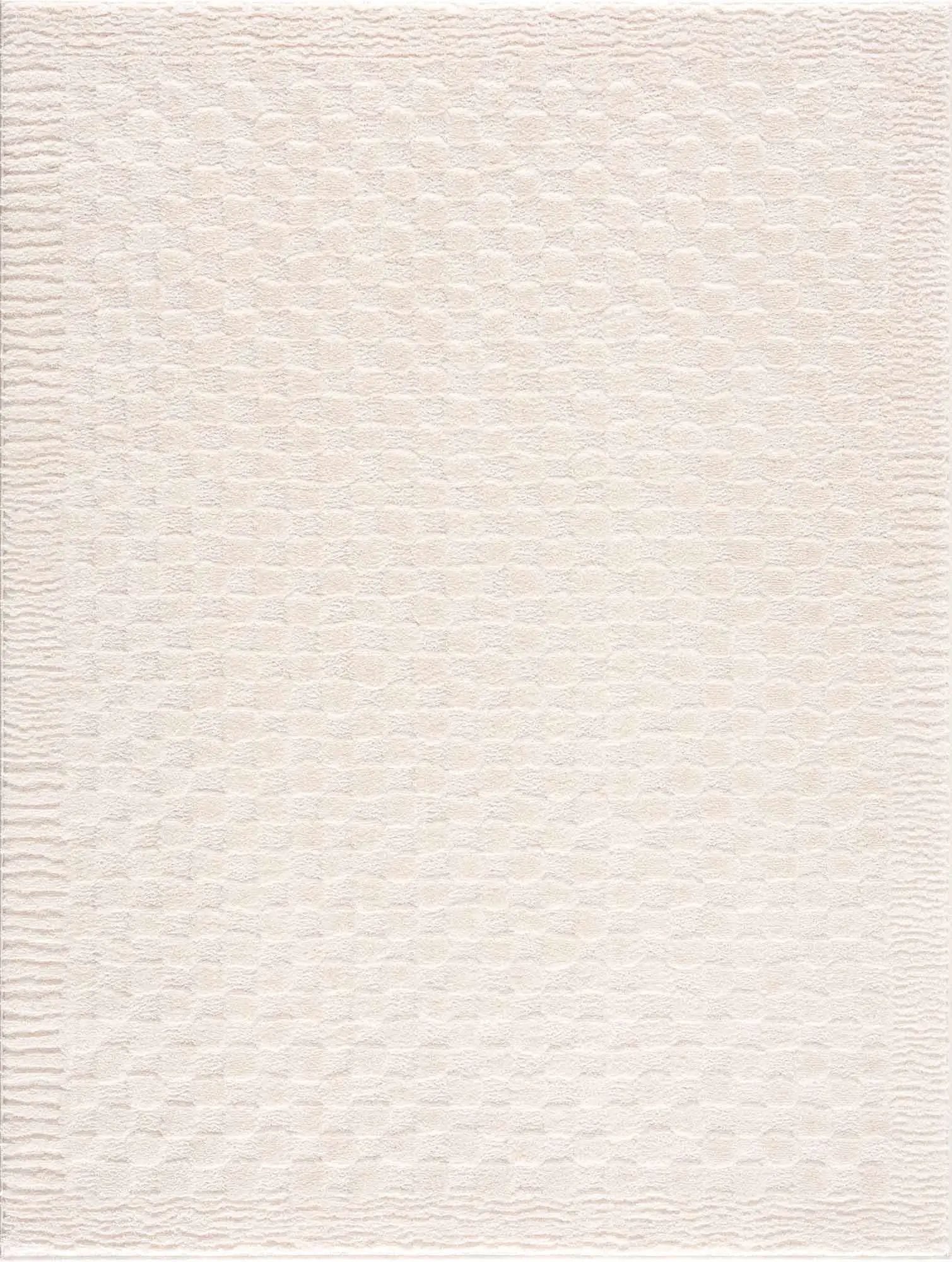Leryn Ivory Checkered Area Rug from PriceLows™