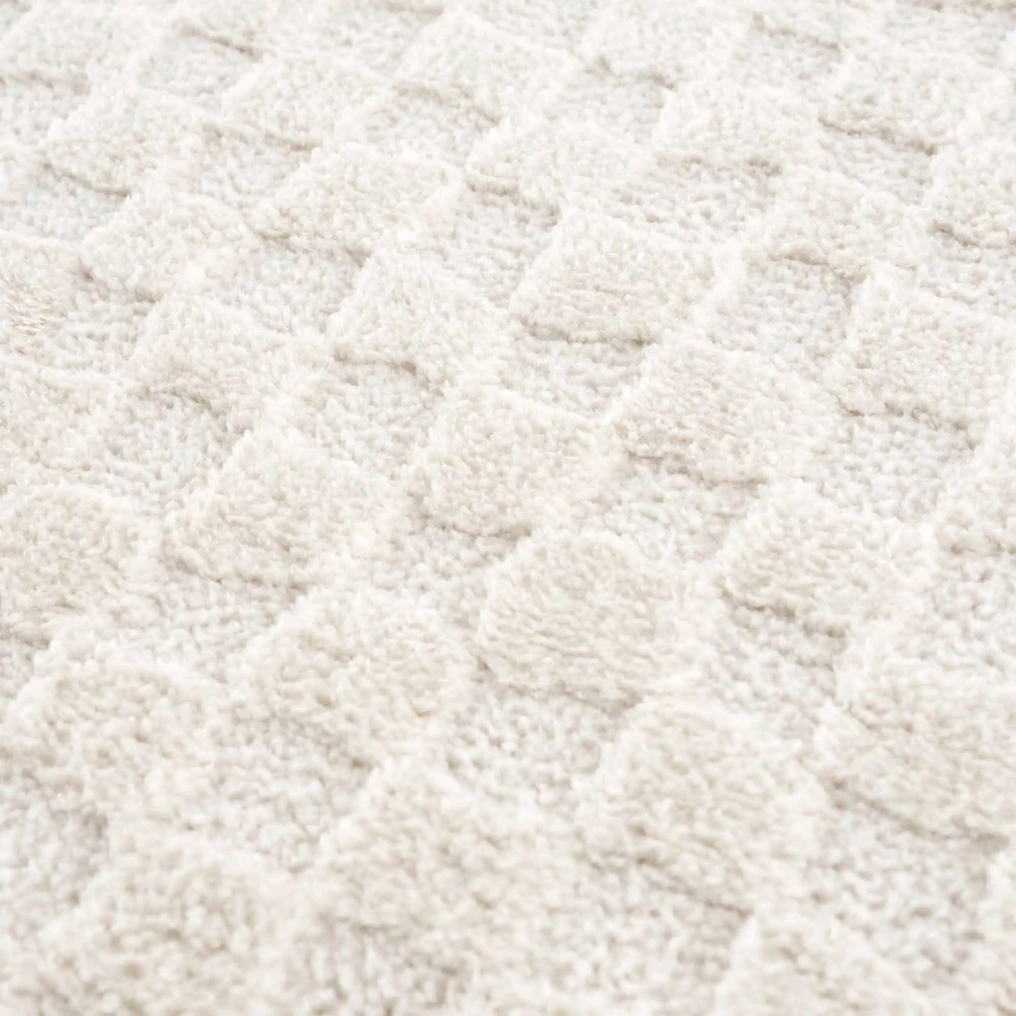 Leryn Ivory Checkered Area Rug from PriceLows™