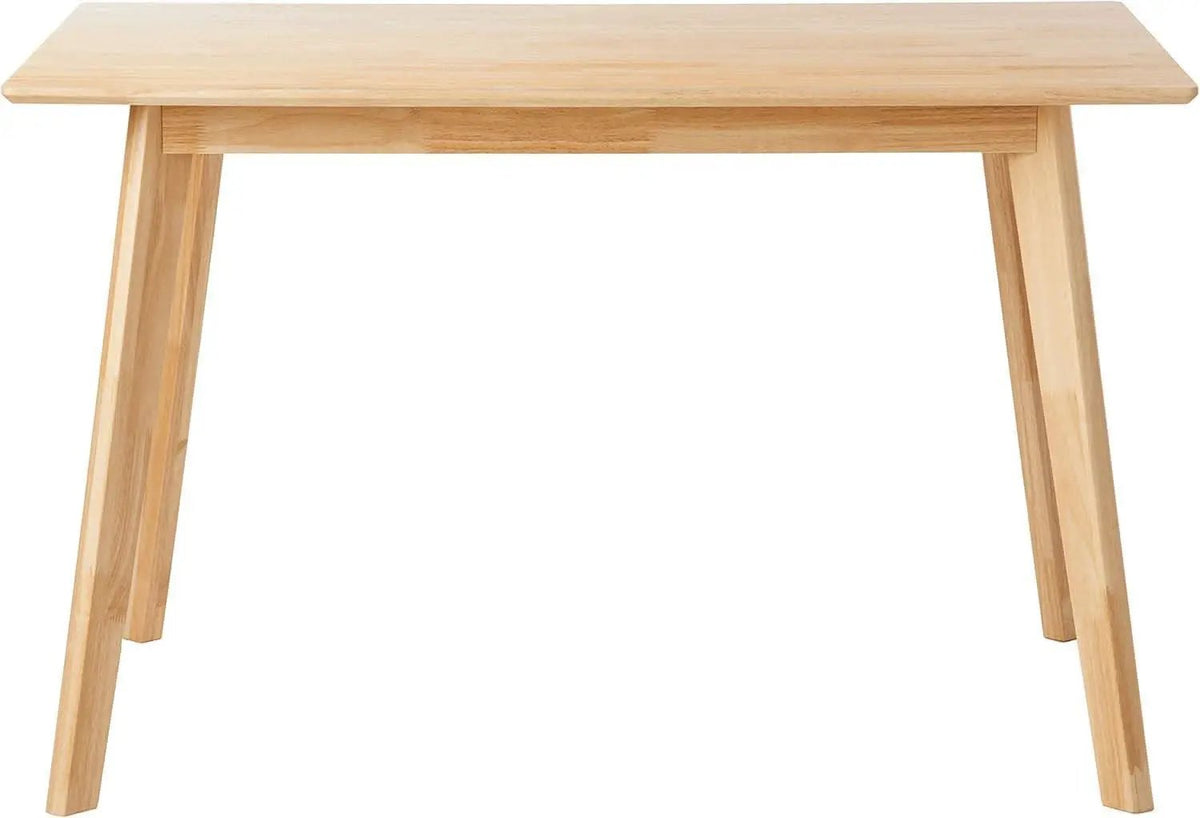 FSC Certified Solid Wood Rectangular Dining Table Seats Four Natural Finish from PriceLows™