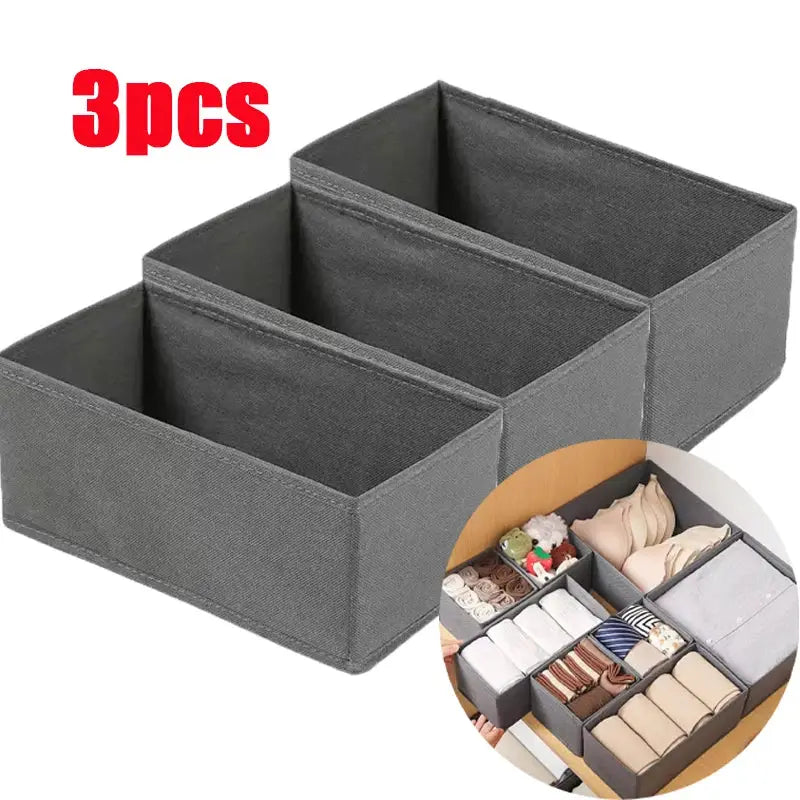 Fabric Drawer Organizers | 3 Piece Set | PriceLows™