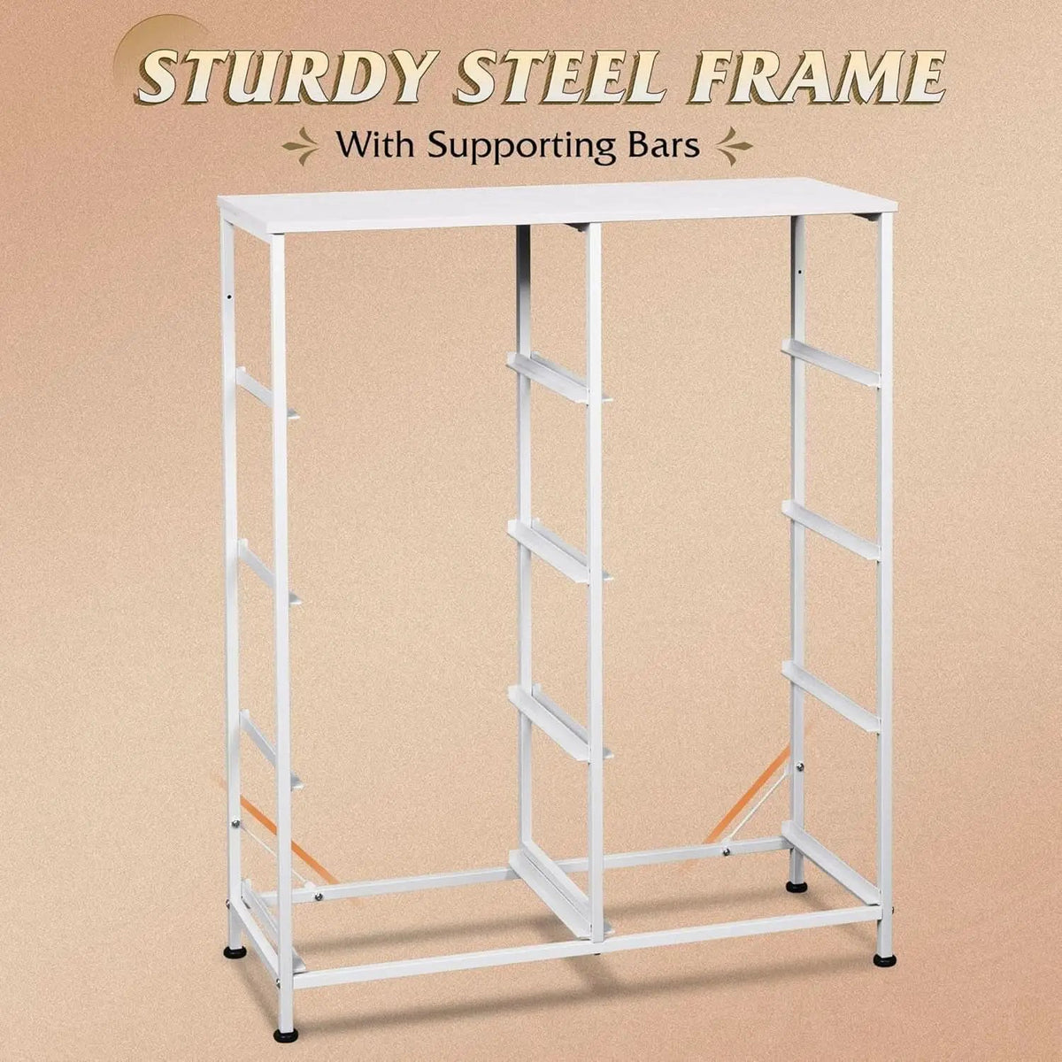 Fabric Dresser For Bedroom Tall White Modern Storage Unit from PriceLows™