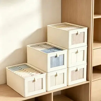 Fabric Organizer Box | Beige Non Woven | PriceLows™