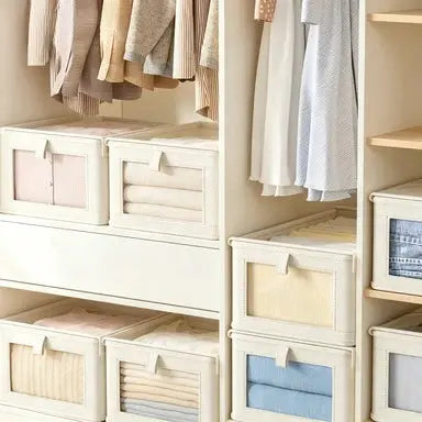 Fabric Organizer Box | Beige Non Woven | PriceLows™