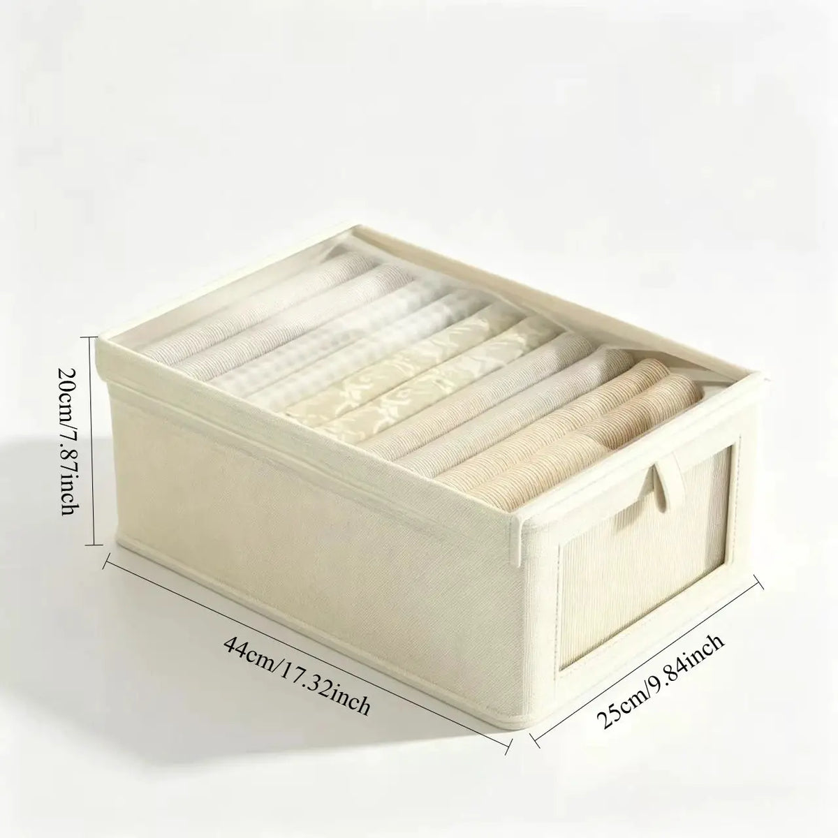 Fabric Organizer Box | Beige Non Woven | PriceLows™